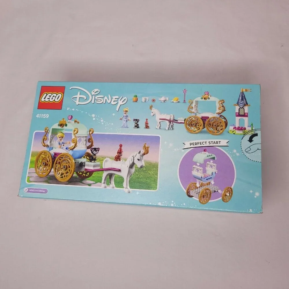 Lego Disney Princess Cinderellas Carriage Ride 41159 Building Toy Set 91 Pcs